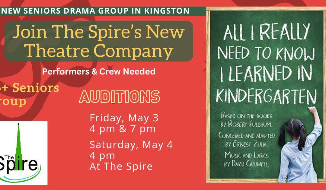 Auditions for ‘All I Really Needed to Know I Learned in Kindergarten’