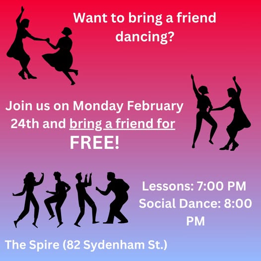 Queen’s Swing Dance Club Monday Lessons and Social