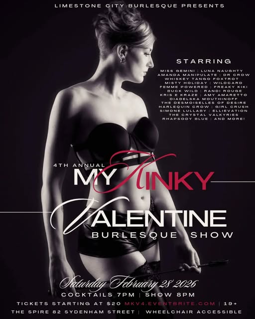 Limestone City Burlesque presents: My Kinky Valentine
