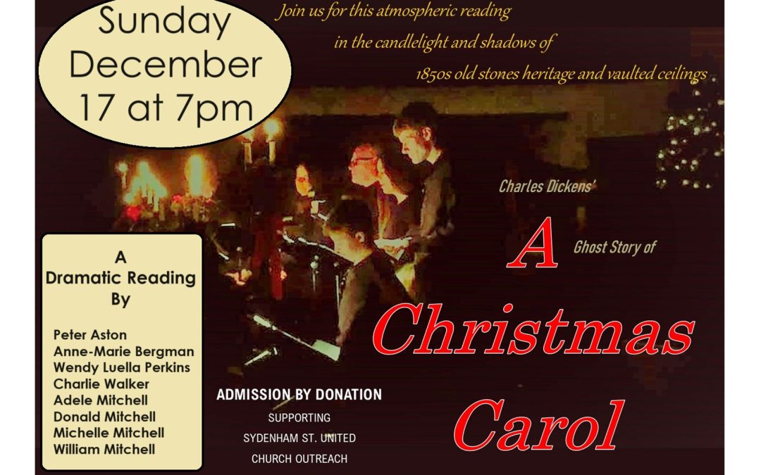 A Christmas Carol Reading by Candlelight
