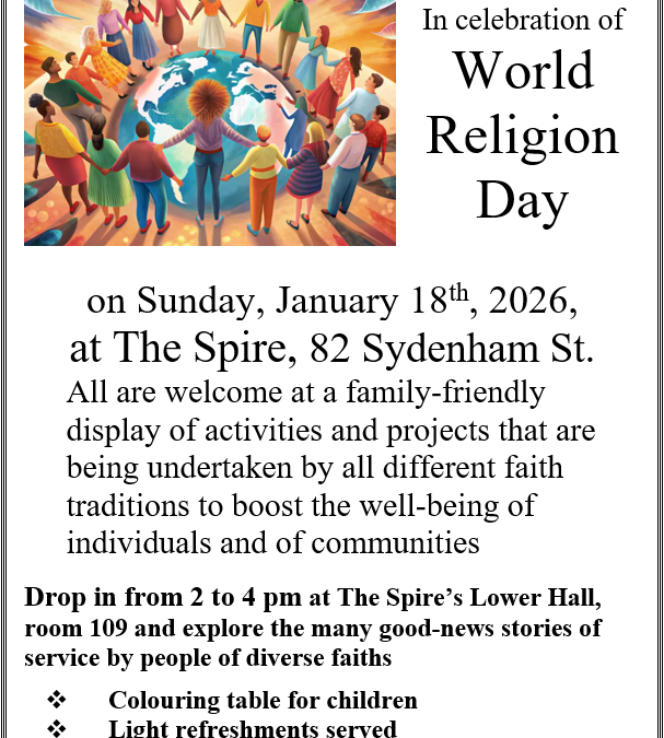 In Celebration of World Religion Day