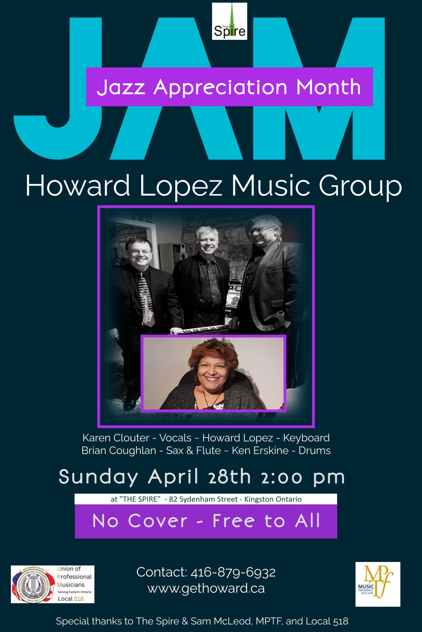 Howard Lopez Music Group – THE SPIRE poster – V2 – Edited (002)