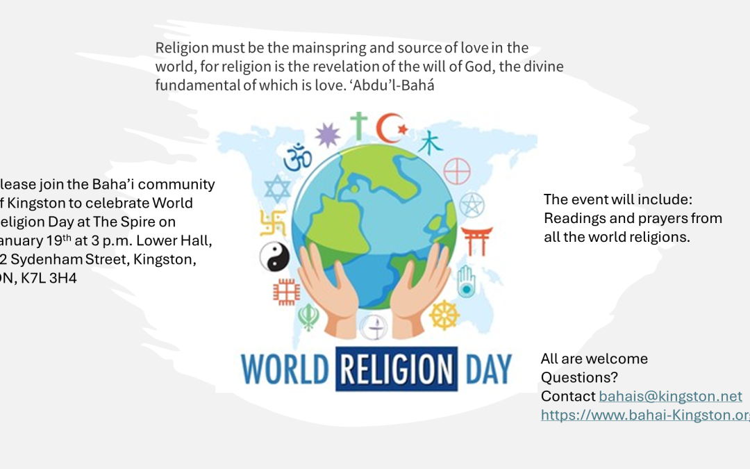 World Religion Day Devotional Gathering Hosted by the Baha’i Community